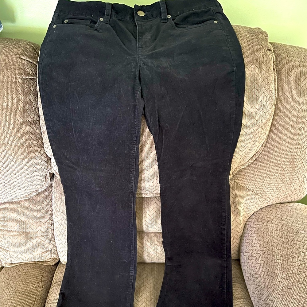 J Crew - Women’s Black Corduroy pants - Size 31S